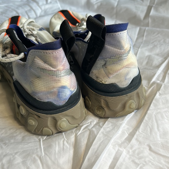 Nike React WR ISPA AR8555-100 Gray Black Sz 7 Running Shoes Sneakers Trainers - Picture 3 of 7